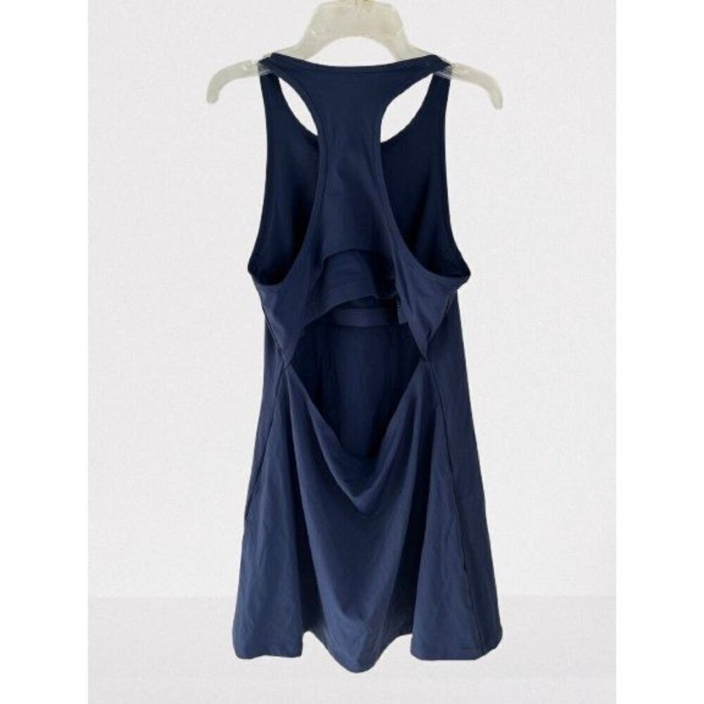 Outdoor Voices Doubles Dress Athletic Yoga Tennis Navy Blue Athletic Workout - Picture 2 of 7